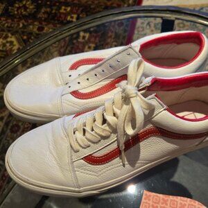 Vans Old Skool Vintage Leather Blanc De Blanc